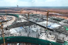 Dự án xây dựng sân bay quốc tế Long Thành giai đoạn 1 đang được đẩy nhanh tiến độ.