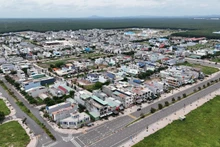 Một góc khu tái định cư Lộc An-Bình Sơn của Dự án sân bay Long Thành.