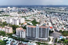 Một góc thành phố Biên Hòa (tỉnh Đồng Nai) hiện nay.