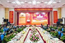 Toàn cảnh hội thảo khoa học “Lý luận và thực tiễn xây dựng xã biên giới giáp Lào sạch về ma túy”.
