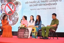 Chia sẻ các giải pháp nói không với thuốc lá, thuốc lá điện tử và chất gây nghiện mới.