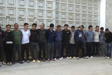 Các đối tượng trong chuyên án bị bắt giữ.
