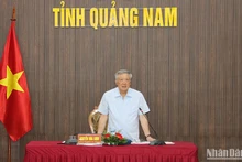 Phó Thủ tướng Thường trực Chính phủ Nguyễn Hòa Bình phát biểu chỉ đạo tại buổi làm việc.