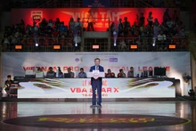Ông Nguyễn Hồng Minh - Phó Cục trưởng Thể dục-Thể thao Việt Nam, phát biểu tại lễ khai mạc.