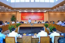 Quang cảnh buổi giám sát. Ảnh ( Duy Linh)