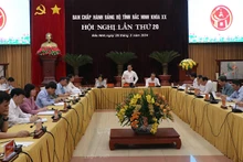 Quang cảnh hội nghị.