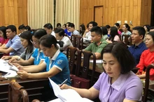 Các đại biểu dự hội nghị.