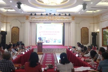 Toàn cảnh buổi hội thảo báo chí về chuyển đổi số.