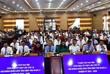 Hội đồng nhân dân tỉnh Bến Tre thông qua 26 Nghị quyết phát triển kinh tế-xã hội. (Ảnh: HOÀNG TRUNG)