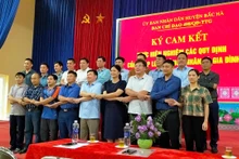 Lễ phát động chống tảo hôn, hôn nhân cận huyết thống tại huyện Bắc Hà (Lào Cai) ngày 28/6.