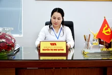 Bà Nguyễn Thị Như Quỳnh, Bí thư Đảng ủy phường Xuân Tăng, thành phố Lào Cai, tỉnh Lào Cai. (Ảnh: QUỐC HỒNG)