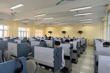 Thí sinh dự thi Đánh giá năng lực của Đại học Quốc gia Hà Nội (VNU) năm 2024.