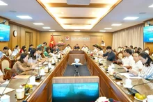 Quang cảnh buổi họp báo.