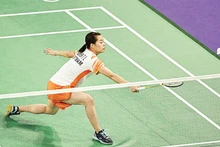 Nguyễn Thùy Linh giành thắng lợi trong trận ra quân tại Olympic Paris 2024. 