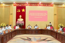 Quang cảnh buổi làm việc.