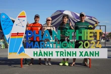 Các vận động viên tham dự giải chạy
