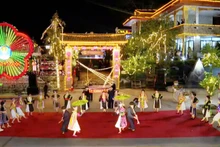 Lễ hội khèn H'Mông khai mạc vào tối 24/4 tại thị trấn Đồng Văn, huyện Đồng Văn (Hà Giang).