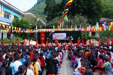 Lễ khai giảng năm học mới 2024-2025 tại liên trường xã Pải Lủng, huyện Mèo Vạc (Hà Giang).