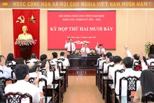 Hội đồng nhân dân tỉnh Nam Định khóa XIX biểu quyết thông qua Nghị quyết tán thành chủ trương hợp nhất tỉnh Hà Nam, tỉnh Ninh Bình và tỉnh Nam Định tại kỳ họp thứ 27.