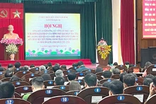 Quang cảnh hội nghị. (Ảnh: XUÂN TRƯỜNG)