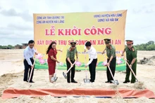 Khởi công trụ sở Công an xã ven biển Hải An, huyện Hải Lăng.