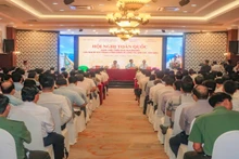 Quang cảnh hội nghị. (Ảnh: PHONG NGUYÊN) 