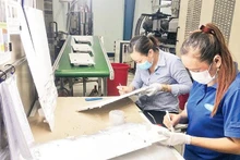 Lao động ở Công ty CNS Amura Precision, Thành phố Hồ Chí Minh (Ảnh minh họa: Phương Vy).