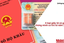 [Infographic] 4 loại giấy tờ có giá trị chứng minh cư trú từ năm 2023