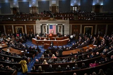Toàn cảnh một phiên họp Hạ viện Mỹ tại Washington, DC. Ảnh tư liệu: AFP/TTXVN