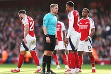 Các cầu thủ Arsenal trong trận thua đáng thất vọng trước West Ham United.