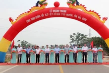 Lễ khánh thành tuyến đường nối quốc lộ 37-17 đi Võ Nhai (Thái Nguyên).