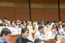 Quang cảnh phiên họp chiều 7/11. (Ảnh: DUY LINH)