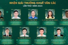 Các nhà khoa học đạt giải Khuê Văn Các năm 2024. (Ảnh: BTC)