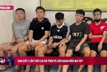 Tạm giữ 5 cầu thủ CLB Hà Tĩnh vì liên quan đến ma túy