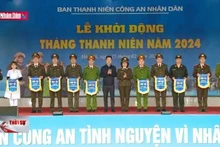 Lễ khởi động Tháng Thanh niên năm 2024 trong Công an Nhân dân