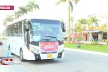 Chuyến xe công đoàn hỗ trợ công nhân về quê đón Tết