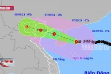 Bão số 3 vẫn giữ nguyên cấp độ siêu bão, cách Quảng Ninh 600 km