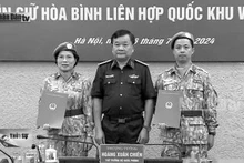Thêm 02 sỹ quan lên đường làm nhiệm vụ gìn giữ hòa bình