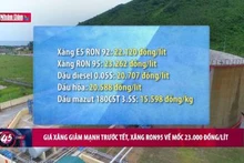Giá xăng giảm mạnh trước Tết, xăng RON95 về mốc 23.000 đồng/lít