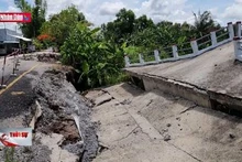 Sạt lở bủa vây vùng đệm U Minh Thượng