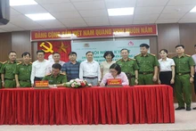 Công an tỉnh Hà Nam và Ngân hàng Chính sách xã hội tỉnh ký kết chương trình phối hợp triển khai thực hiện tín dụng đối với người chấp hành xong án phạt tù.