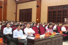 Các đại biểu dự hội nghị tập huấn.