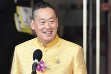 Thủ tướng kiêm Bộ trưởng Tài chính Thái Lan Srettha Thavisin tích cực giới thiệu về dự án Land Bridge tại WEF Davos 2024. Ảnh: thaigov.go.th