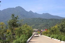 Một góc xã nông thôn mới Vân Hòa, huyện Ba Vì, thành phố Hà Nội.