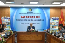Toàn cảnh buổi họp báo. (Nguồn: Ủy ban người Việt Nam tại nước ngoài)
