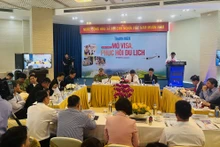 Toàn cảnh Hội thảo “Mở visa, phục hồi du lịch”.
