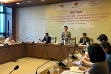Thứ trưởng Ngoại giao Hà Kim Ngọc phát biểu tại hội nghị.