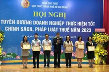Các doanh nghiệp tiêu biểu được Cục Thuế Thành phố Hồ Chí Minh tuyên dương.