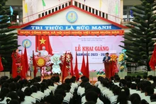 Cùng cả nước, sáng 5/9, hơn 185.000 học sinh tại tỉnh Đắk Nông dự Lễ Khai giảng năm học mới 2023-2024