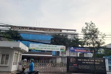 Trụ sở Công ty Điện lực thành phố Cần Thơ, nơi lái xe L.Tr.Ngh., chết trong tư thế treo cổ.
